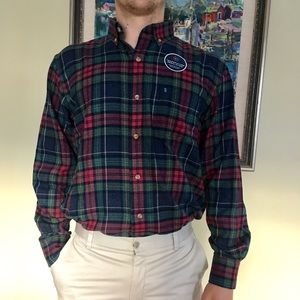 Brand new never worn button down plaid
